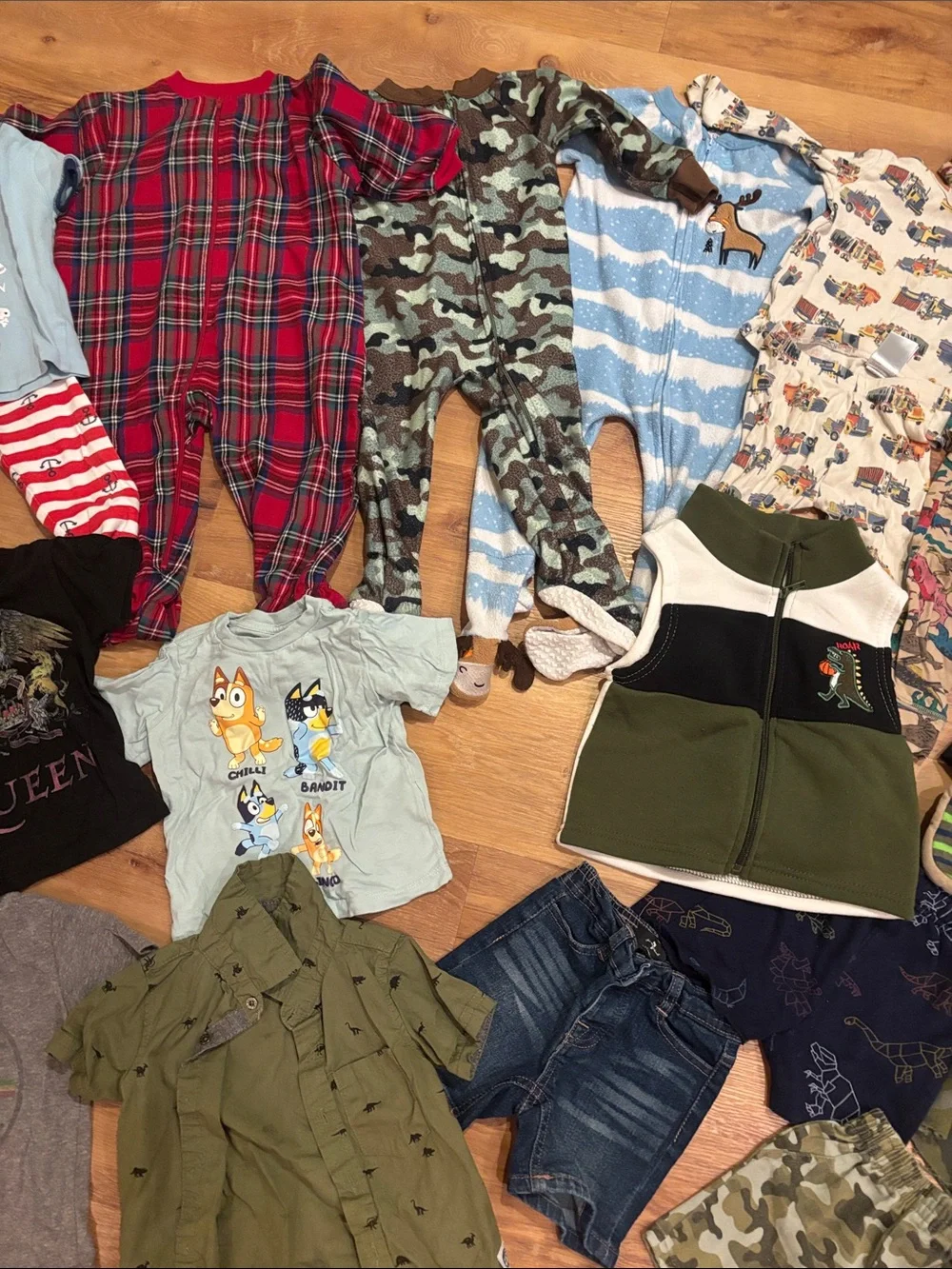 12 and 18 month Large lot of toddler boys cloths, various brands